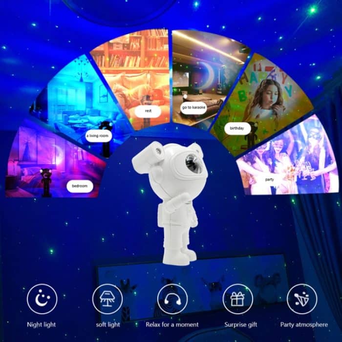 5W Astronaut Sternenhimmel-Projektionslampe USB-Nachtlicht – Bild 8