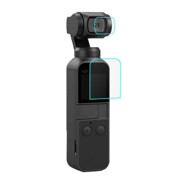 PULUZ 9H 2.5D HD Objektivschutz aus gehärtetem Glas + Bildschirm für DJI OSMO Pocket Gimbal – Bild 2