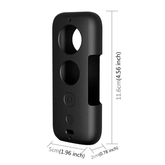 PULUZ Silikon-Schutzhülle mit Objektivabdeckung für Insta360 ONE X, For Insta360 ONE X(Black), For Insta360 ONE X(Red) – Bild 5