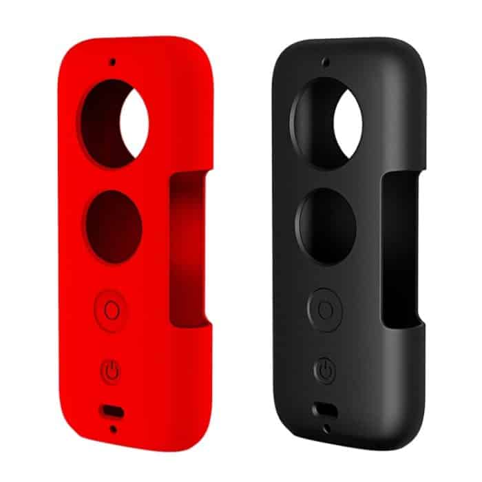 PULUZ Silikon-Schutzhülle mit Objektivabdeckung für Insta360 ONE X, For Insta360 ONE X(Black), For Insta360 ONE X(Red) – Bild 7