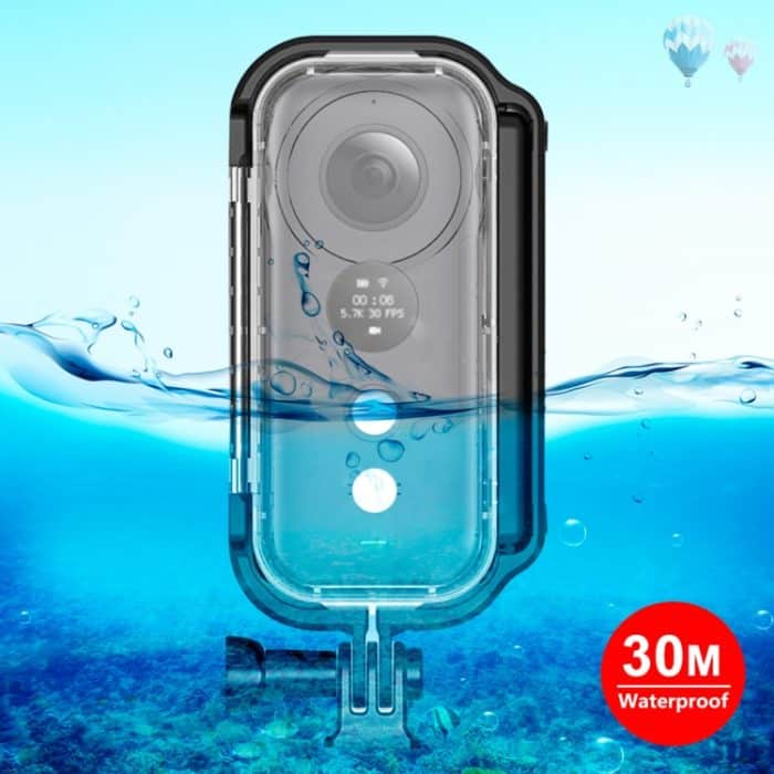 PULUZ 30m wasserdichtes Unterwassergehäuse Schutzhülle für Insta360 ONE X mit Schnallen-Grundhalterung und Schraube – Bild 1