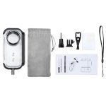 PULUZ 30m wasserdichtes Unterwassergehäuse Schutzhülle für Insta360 ONE X mit Schnallen-Grundhalterung und Schraube – Bild 9