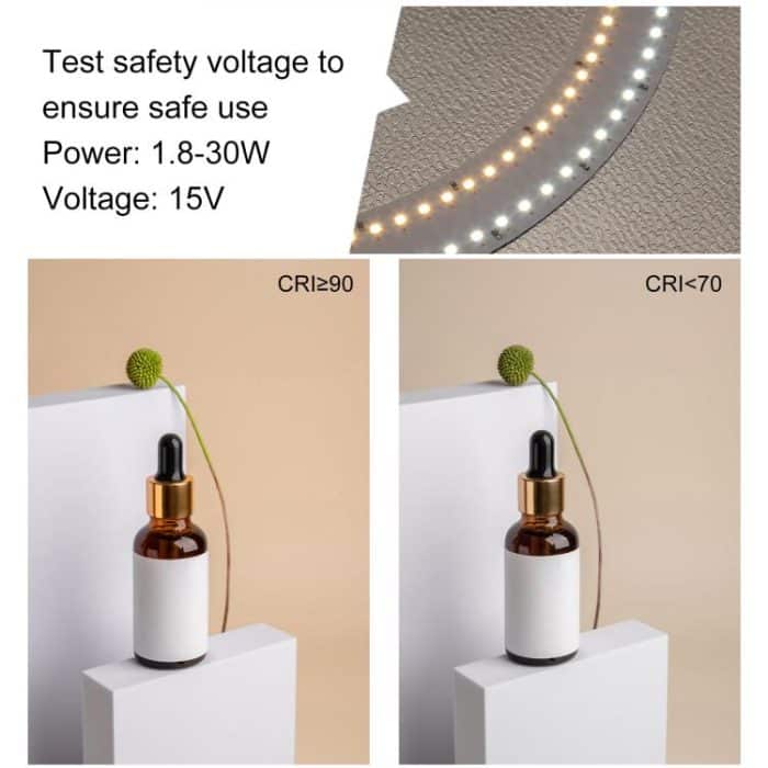 PULUZ 50 cm faltbares tragbares Ringlicht PD30W Schnelllade-USB-Fotobeleuchtung Studio-Schießzeltbox mit 6 x doppelseitigen Hintergründen, Größe: 50 cm x 50 cm x 50 cm – Bild 5