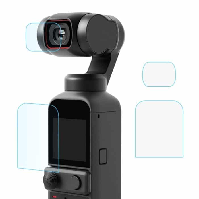 PULUZ 9H 2.5D HD Objektivschutz aus gehärtetem Glas + Bildschirm für DJI OSMO Pocket 2 – Bild 1