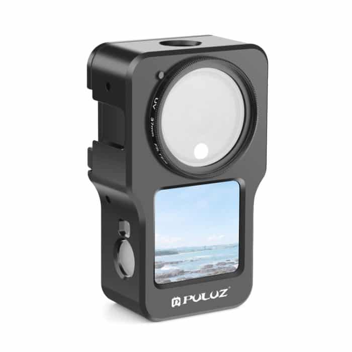 PULUZ Käfig aus CNC-Aluminiumlegierung für DJI Action 2, Aluminum Cage (Black), Aluminum Cage (Titanium Color) – Bild 1