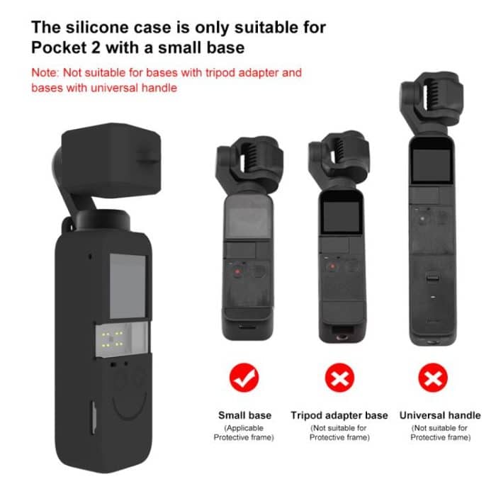 PULUZ 2-in-1 Silikonhüllen-Set für DJI OSMO Pocket 2, For DJI OSMO Pocket 2 – Bild 5