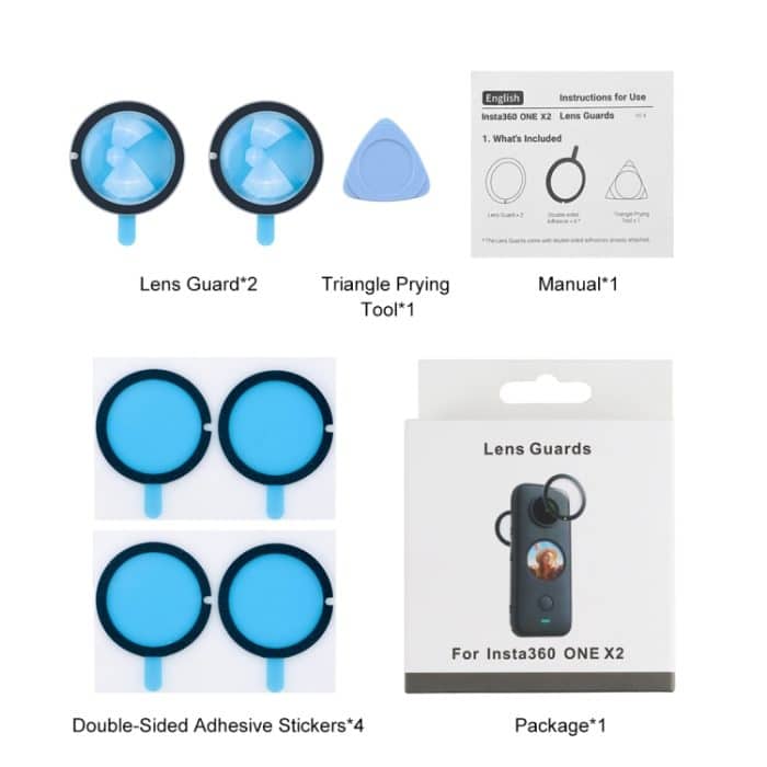 PULUZ Lens Guard PC-Schutzhülle für Insta360 One X2, Lens Guard For Insta360 ONE X2 – Bild 6