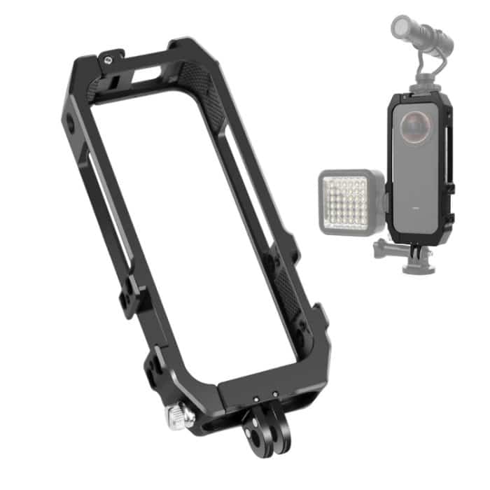 PULUZ Schutzkäfig-Rig-Gehäuserahmen mit Kaltschuhhalterungen und magnetischem Klappstativadapter für Insta360 ONE X2, Cage For Insta360 ONE X2 – Bild 1