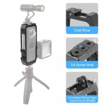 PULUZ Schutzkäfig-Rig-Gehäuserahmen mit Kaltschuhhalterungen und magnetischem Klappstativadapter für Insta360 ONE X2, Cage For Insta360 ONE X2 – Bild 3