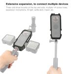 PULUZ Schutzkäfig-Rig-Gehäuserahmen mit Kaltschuhhalterungen und magnetischem Klappstativadapter für Insta360 ONE X2, Cage For Insta360 ONE X2 – Bild 4