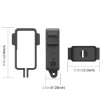 PULUZ ABS-Schutzrahmenkäfig mit zwei Kaltschuhen für DJI Action 2, ABS Frame (Black) – Bild 3