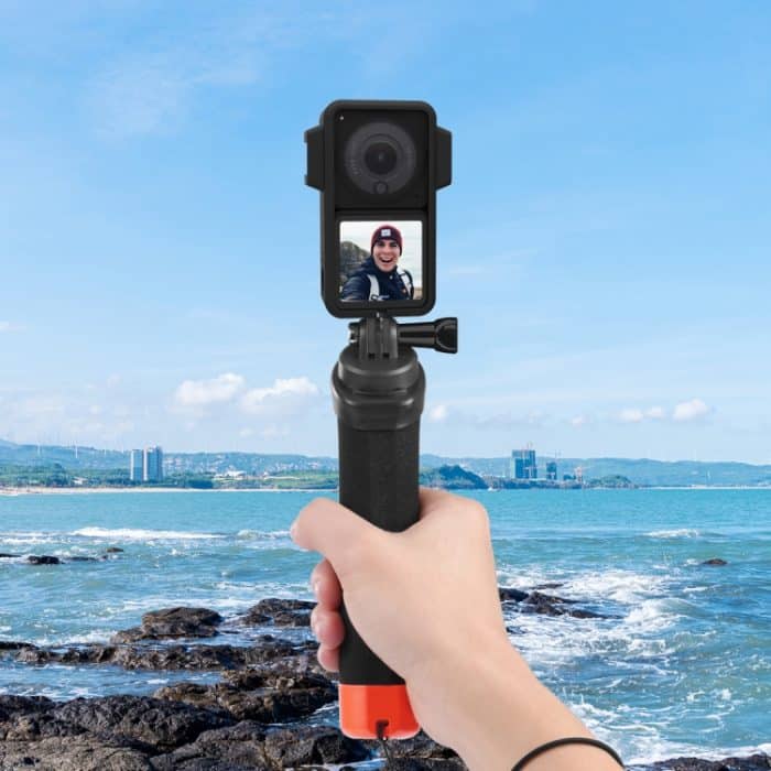 PULUZ ABS-Schutzrahmenkäfig mit zwei Kaltschuhen für DJI Action 2, ABS Frame (Black) – Bild 6