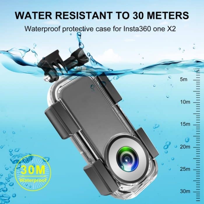 PULUZ 30 m wasserdichtes Unterwassergehäuse für Insta360 ONE X2, Underwater Case For Insta360 ONE X2 – Bild 5