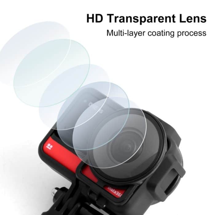 PULUZ Kunststoffrahmengehäuse mit Linsenschutz für Insta360 One RS 360 Edition, For Insta360 One RS 360 Edition Frame Case with Lens Guard – Bild 4