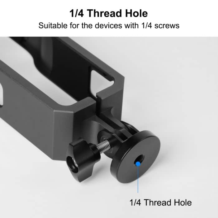 PULUZ Schutzkäfig-Rig-Gehäuserahmen mit Kaltschuh für Insta360 ONE RS 1-Zoll 360 Edition, Protective Cage – Bild 4