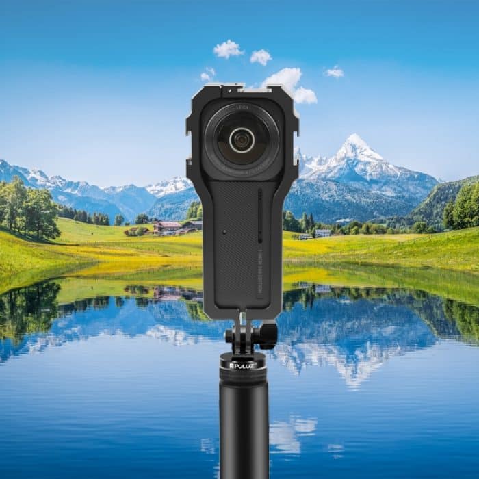 PULUZ Schutzkäfig-Rig-Gehäuserahmen mit Kaltschuh für Insta360 ONE RS 1-Zoll 360 Edition, Protective Cage – Bild 6