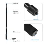 PULUZ 3 m Metall-Selfie-Stick-Einbeinstativ für Insta360 One RS / X2 / X3, 3m Monopod – Bild 4