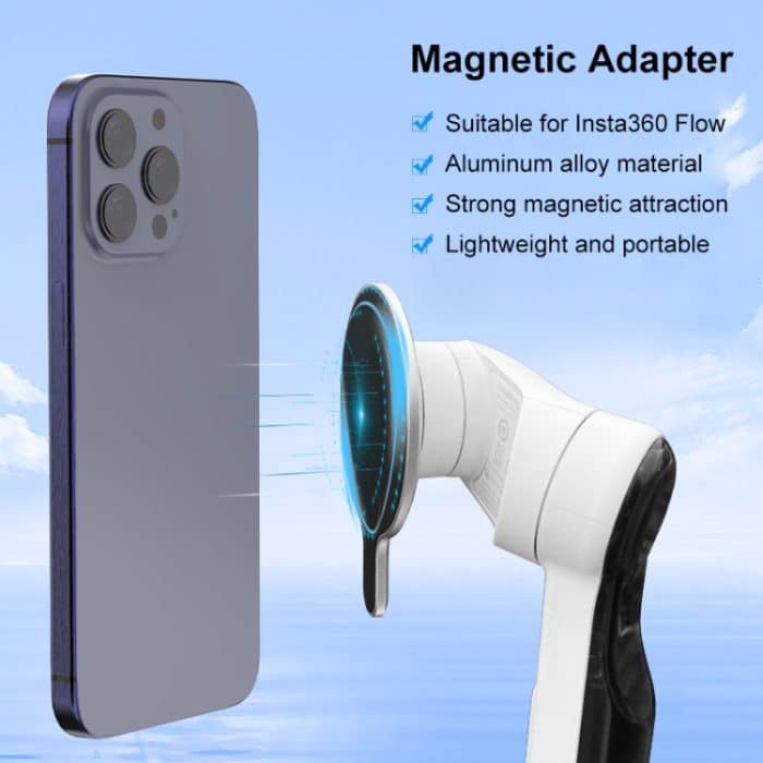 PULUZ Für Insta360 FLow Gimbal Magnetischer MagSafe Adapter Telefonhalter – Bild 2