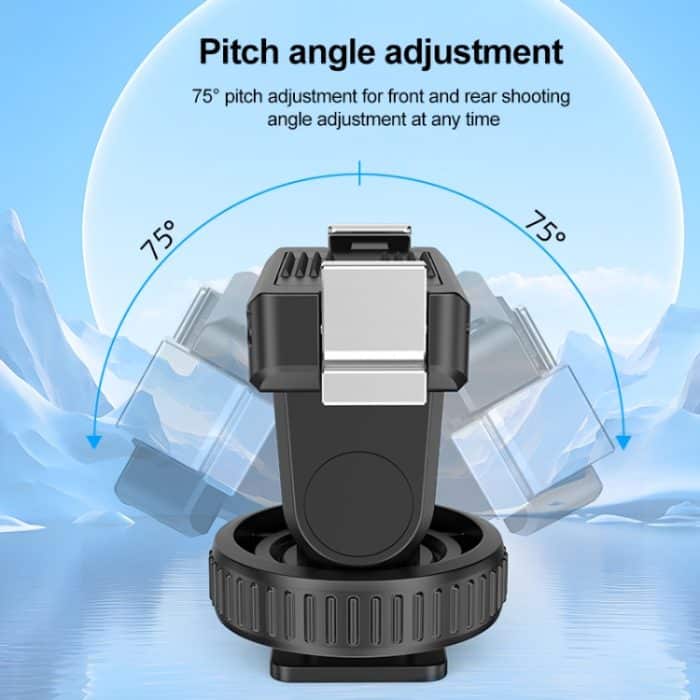 Für DJI Osmo Action 5 Pro / 4 / 3 PULUZ Kaltschuh-Gimbal-Schnellwechsel-Basisadapter, For DJI Osmo Action 5 Pro / 4 / 3 – Bild 5