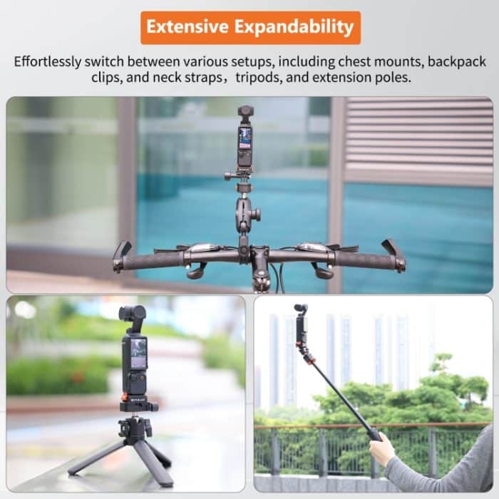 Für DJI Osmo Pocket 3 PULUZ Typ-C Ladestation Quick Release Mount Adapter, Quick Release Mount – Bild 5