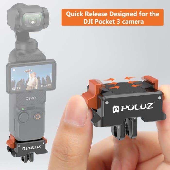 Für DJI Osmo Pocket 3 PULUZ Typ-C Ladestation Quick Release Mount Adapter, Quick Release Mount – Bild 7