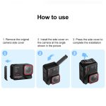 PULUZ-Batterieseitenschnittstellenabdeckung aus Aluminiumlegierung für Insta360 Ace Pro 2, For Insta360 Ace Pro 2 – Bild 8