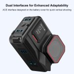 PULUZ ACE / AC-Batterie-Schnittstellenabdeckung aus Aluminiumlegierung für Insta360 Ace Pro 2, For Insta360 Ace Pro 2 ACE/AC Port – Bild 5