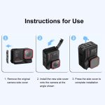 PULUZ ACE / AC-Batterie-Schnittstellenabdeckung aus Aluminiumlegierung für Insta360 Ace Pro 2, For Insta360 Ace Pro 2 ACE/AC Port – Bild 8