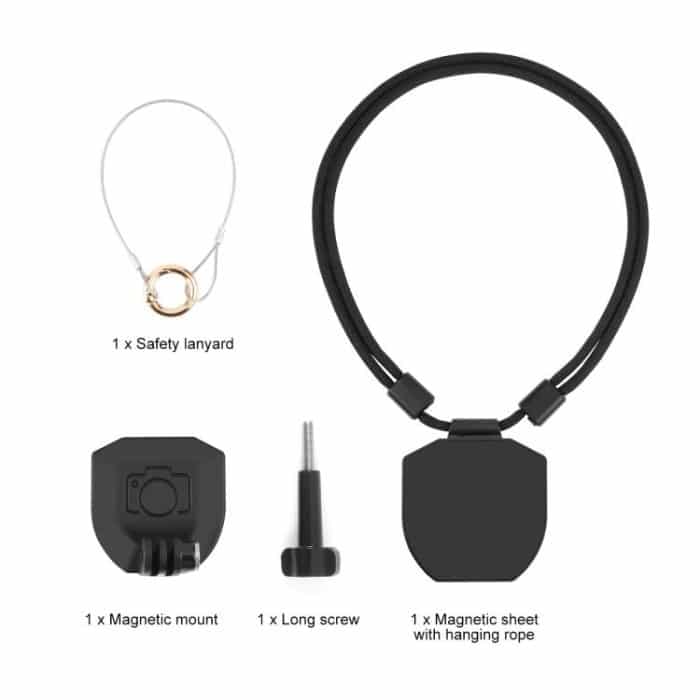 PULUZ Action-Kamera, magnetischer Halshalter, Vlog POV-Umhängegurt – Bild 7