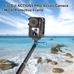 Für DJI Osmo Action 5 Pro PULUZ Metallkäfig-Erweiterungsadapterrahmen mit Kaltschuh, For DJI Osmo Action 5 Pro Metal Cage – Bild 2
