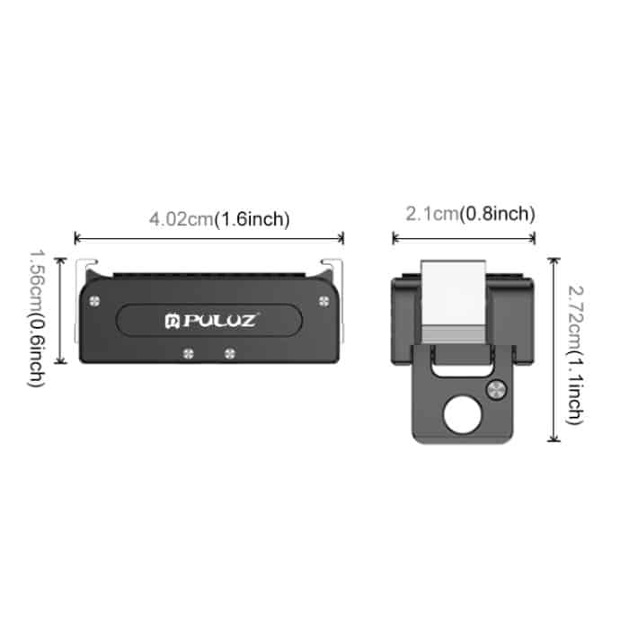Für DJI Osmo Action 5 Pro PULUZ Magnetische Quick Release Metall Basis, For DJI Osmo Action 5 Pro – Bild 3