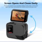 Für Insta360 Ace Pro 2 PULUZ Körper Silikon Schutzhülle mit Objektivdeckel und Gurt, For Insta360 Ace Pro 2 Silicone Case – Bild 8