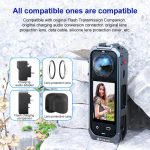 For Insta360 X4 PULUZ Aluminum Alloy Protective Cage Rig Expand Cold Shoe Housing Frame, Protective Cage – Bild 6