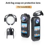 For Insta360 X5 PULUZ Snap-on Optical Tempered Glass Lens Guard Protective Cover, Snap-on Lens Guard – Bild 2