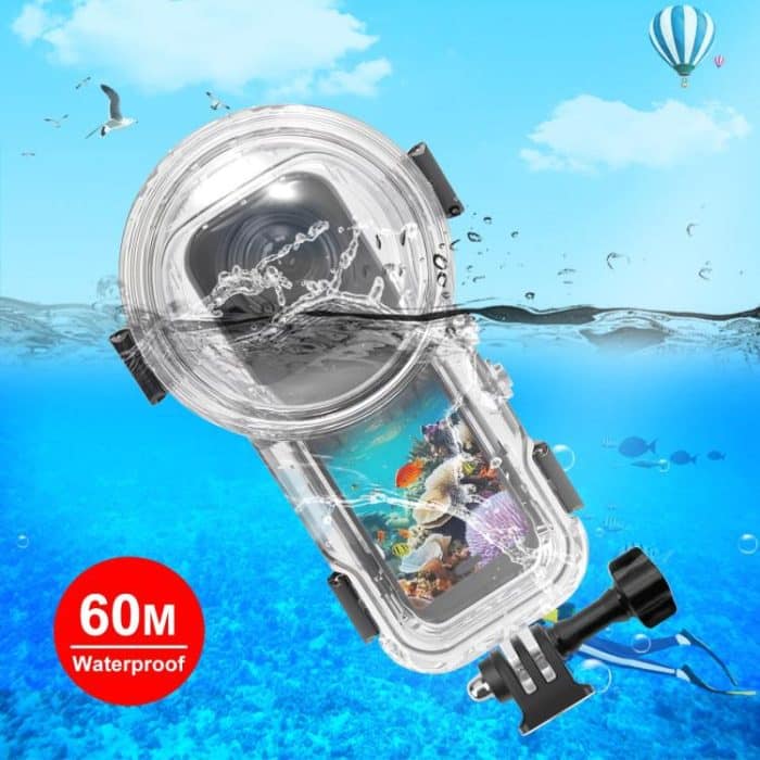 PU756T.jpg For Insta360 X5 PULUZ 60m Waterproof Sealed Diving Case, Waterproof Diving Case – Bild 1