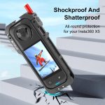 For Insta360 X5 PULUZ Metal Protective Cage Rig Housing Frame with Lens Cover, Metal Protective Cage – Bild 6