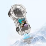 For Insta360 X5 PULUZ Quick Release 60m Waterproof Sealed Diving Case, Quick Release Diving Case