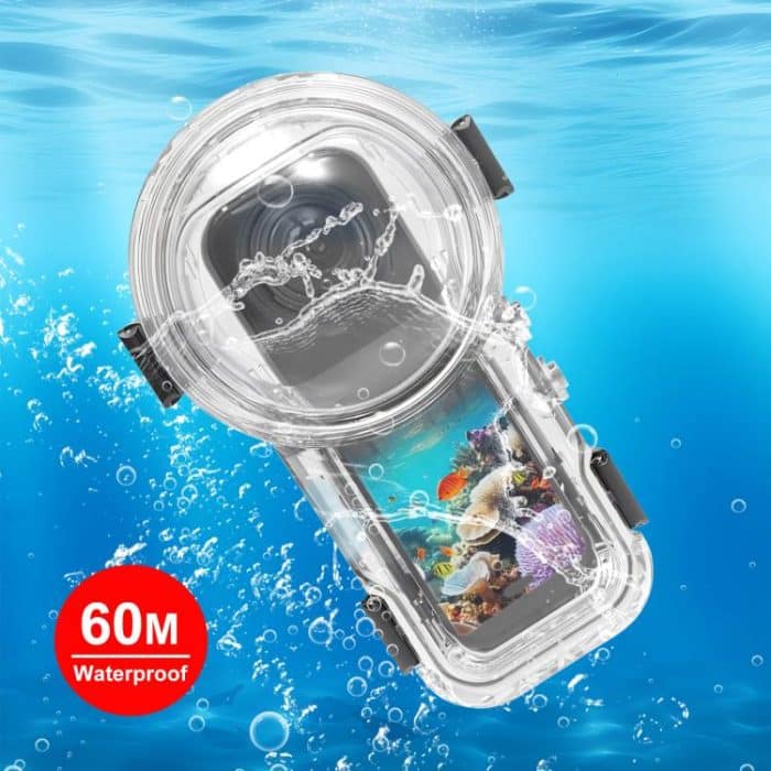 For Insta360 X5 PULUZ Quick Release 60m Waterproof Sealed Diving Case, Quick Release Diving Case – Bild 2