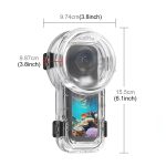 For Insta360 X5 PULUZ Quick Release 60m Waterproof Sealed Diving Case, Quick Release Diving Case – Bild 4
