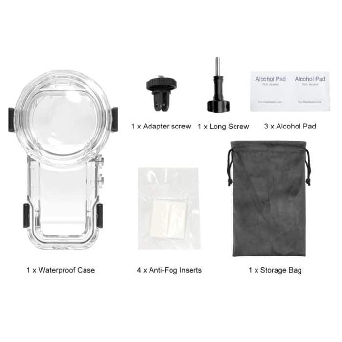 For Insta360 X5 PULUZ Quick Release 60m Waterproof Sealed Diving Case, Quick Release Diving Case – Bild 9