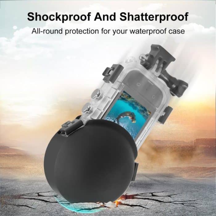 For Insta360 X5 PULUZ Invisible Dive Case Lens Guard Silicone Protective Lens Cap Cover, For Insta360 X5 – Bild 9