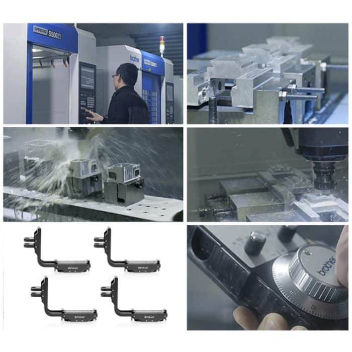 For DJI Osmo Action 5 Pro / 4 / 3 PULUZ Vertical Horizontal Shooting Quick Release Metal Magnetic L Bracket, For DJI Osmo Action 5 Pro / 4 – Bild 10