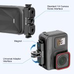 For Insta360 X5 / Ace Pro / Pro 2 PULUZ Aviation Aluminum Quick Release Base Adapter Bracket, Aluminum Quick Release Base – Bild 5