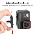 For Insta360 X5 / Ace Pro / Pro 2 PULUZ Aviation Aluminum Quick Release Base Adapter Bracket, Aluminum Quick Release Base – Bild 6