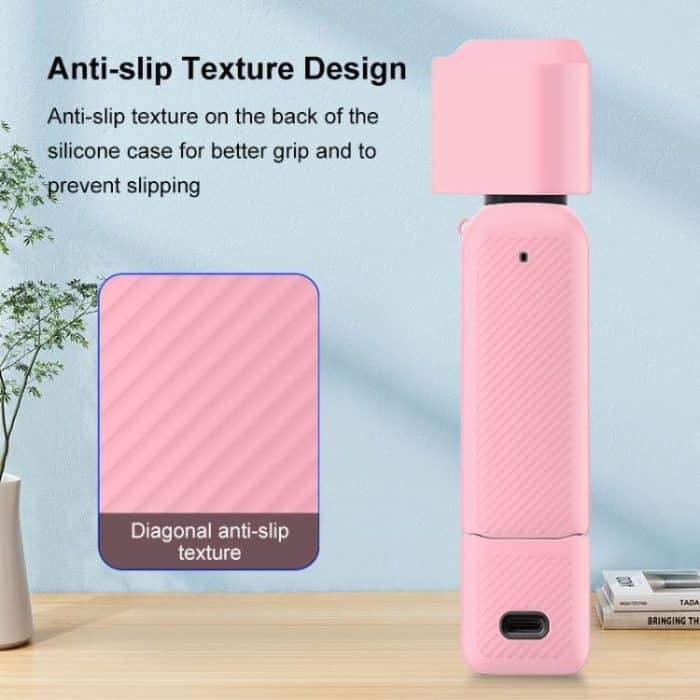 For DJI OSMO Pocket 3 PULUZ 6 in 1 Body Lens Handle Screen Mic Silicone TPU Cover – Bild 6