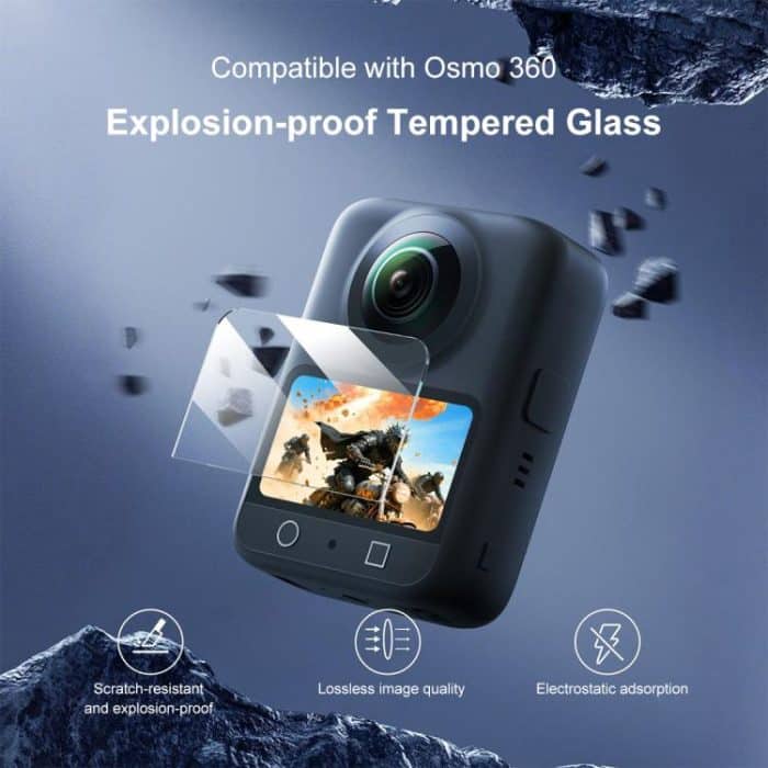 For DJI Osmo 360 PULUZ Screen Explosion-proof Tempered Glass Films, Screen  Film – Bild 2