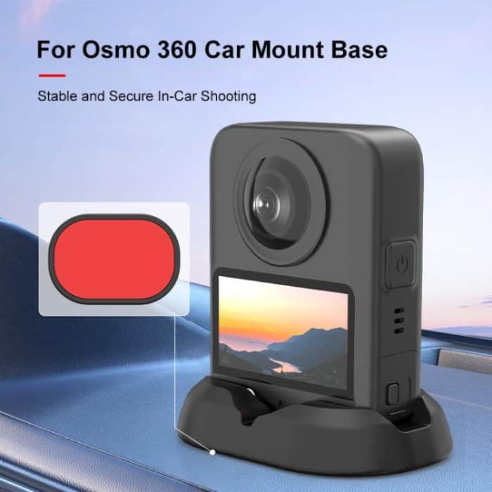 For DJI Osmo 360 PULUZ Car Silicone Base Stand, Car Silicone Base – Bild 2
