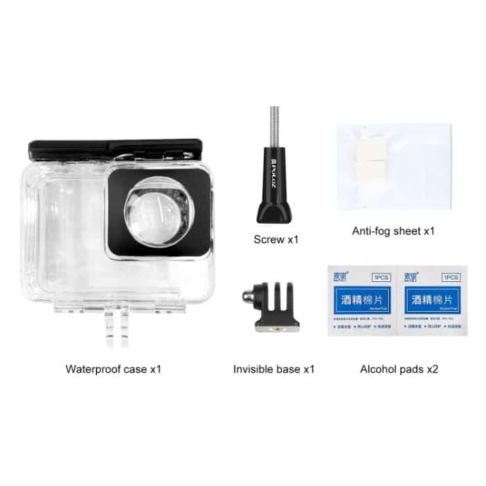 Für Insta360 One RS 360 Edition PULUZ 30 m Unterwassertiefe Tauchgehäuse Wasserdichtes Gehäuse – Bild 8