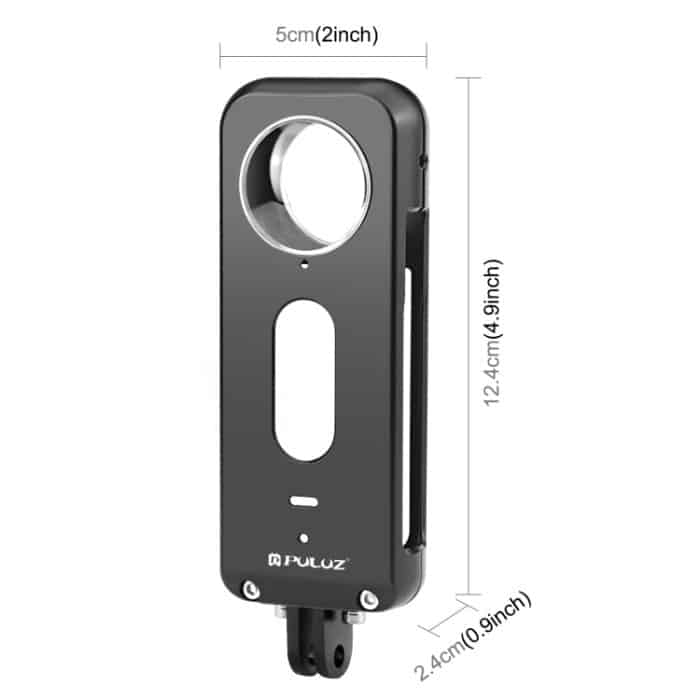 Für Insta360 X3 PULUZ Metall-Schutzkäfig-Rig-Gehäuserahmen mit Linsenschutz, Metal Frame with Lens Protector US Stock, Metal Frame with Lens Protector – Bild 2