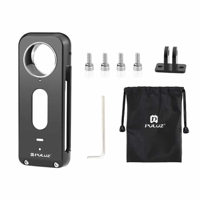 Für Insta360 X3 PULUZ Metall-Schutzkäfig-Rig-Gehäuserahmen mit Linsenschutz, Metal Frame with Lens Protector US Stock, Metal Frame with Lens Protector – Bild 7